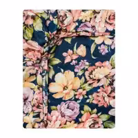 ملحفه آدنو مدل گلباران کد IR120 دونفره سایز 180x200 سانتی متر