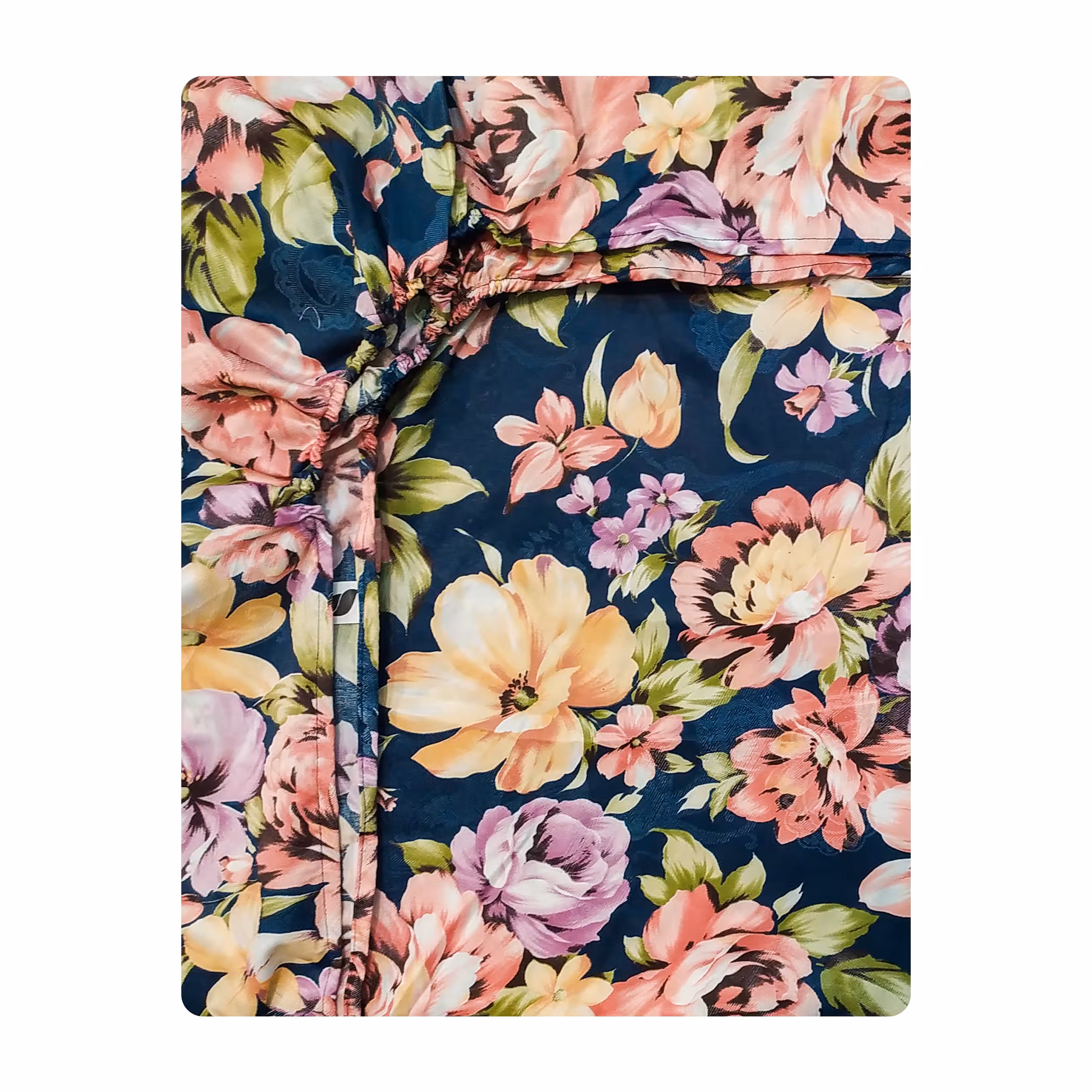 ملحفه آدنو مدل گلباران کد IR120 دونفره سایز 180x200 سانتی متر