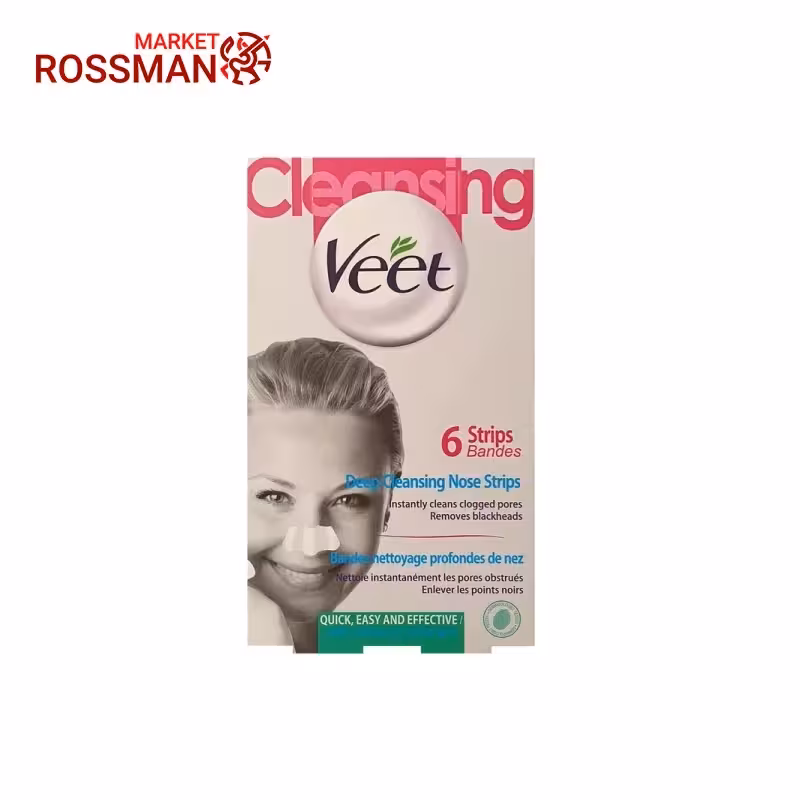 چسب بینی ویت Veet مدل Deep cleansing حجم 6 عددی