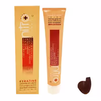 رنگ مو نیترو سری Keratine شماره L.5 حجم 100 میلی لیتر رنگ قهوه ای شکلاتی تیره