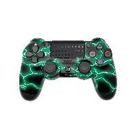 خرید و قیمت دسته بازی پلی استیشن 4 جعبه دار هایکپی طرح رعد و برق سبز