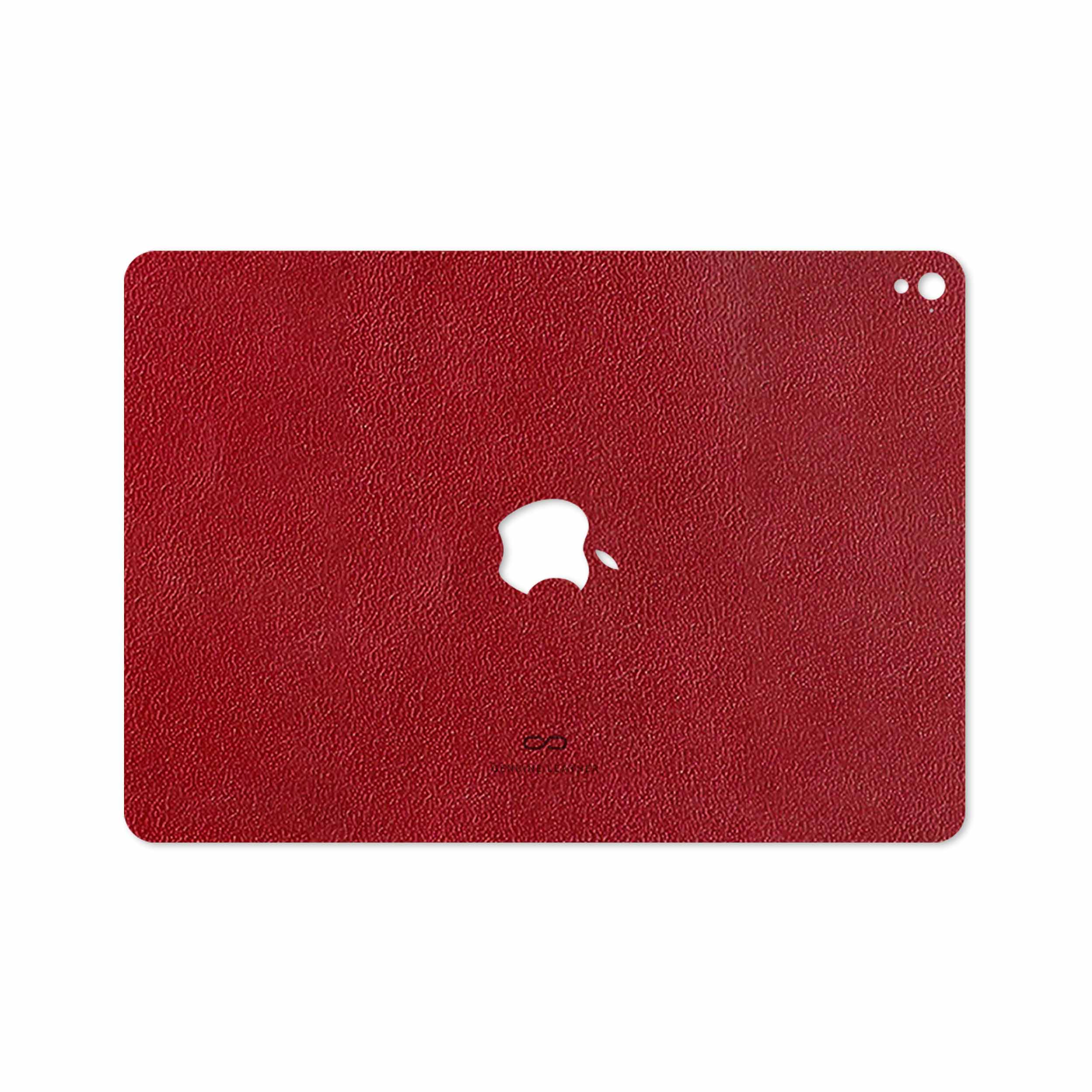 برچسب پوششی ماهوت مدل Red-Leather مناسب برای تبلت اپل iPad Pro 9.7 2016 A1675