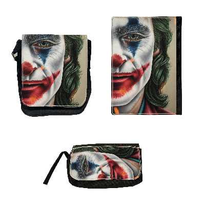 کلاسور مدل جوکر به همراه کیف و جامدادی