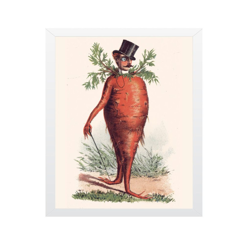 تابلو مدل مرد هویج | دنیای قاب