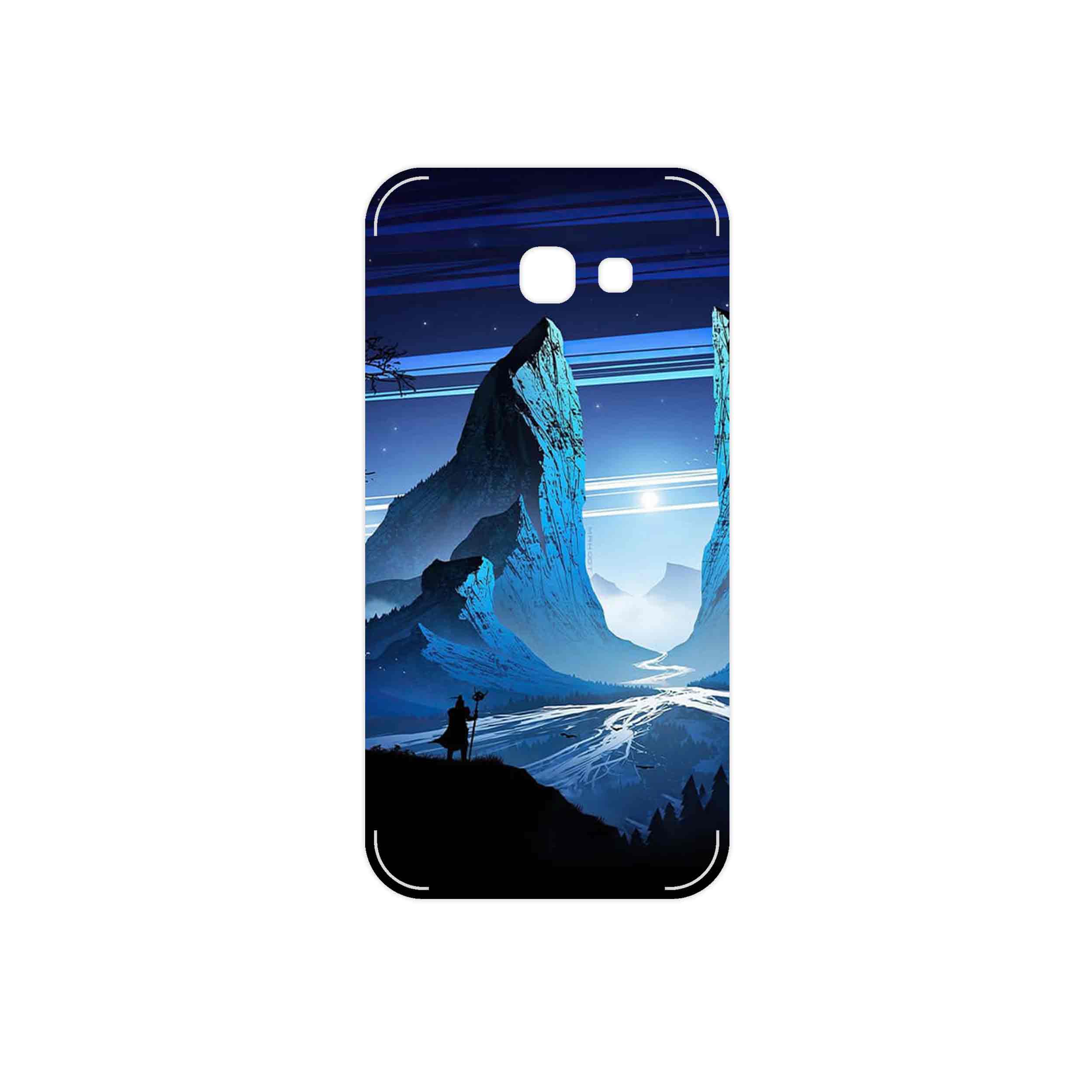 برچسب پوششی ماهوت مدل Blue Mountains Digital Art مناسب برای گوشی موبایل سامسونگ Galaxy A5 2017