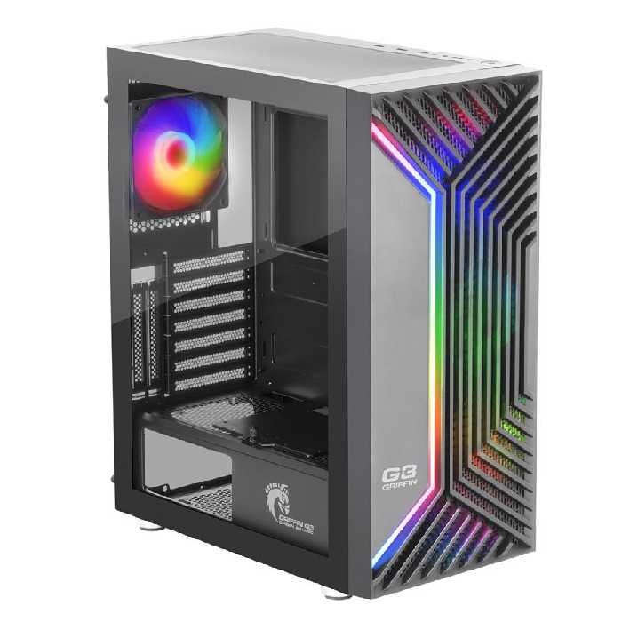 کیس کامپیوتر گرین GRIFFIN G3 Plus RGB Mid Tower مشکی
