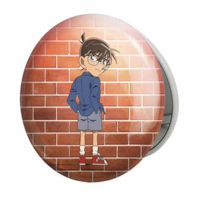 آینه جیبی خندالو طرح کونان ادوگاوا انیمه کارآگاه کونان مدل تاشو کد 27549