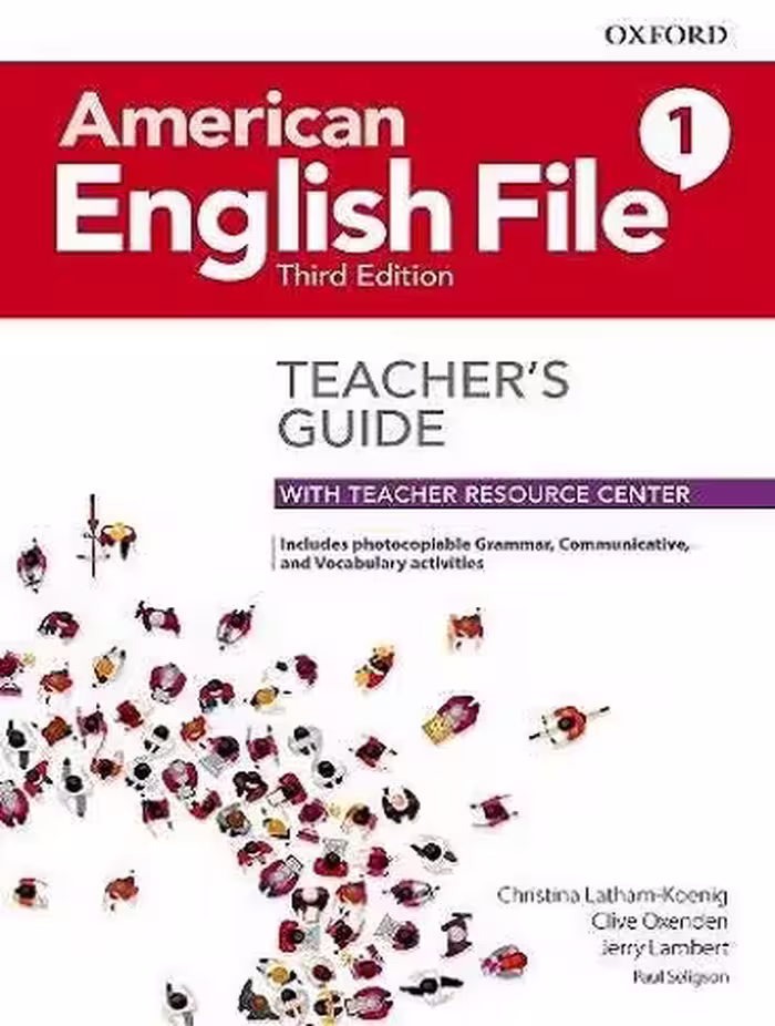 کتاب معلم امریکن انگلیش فایل 1 ویرایش سوم American English File 1 3th Teacher Book