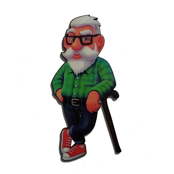 ابزار تزیین کیک بهگز مدل پدر بزرگ خوش تیپ