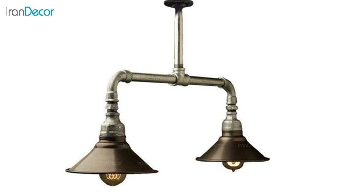 چراغ سقفی مدرن 2 شعله آرتا مدل 199/2