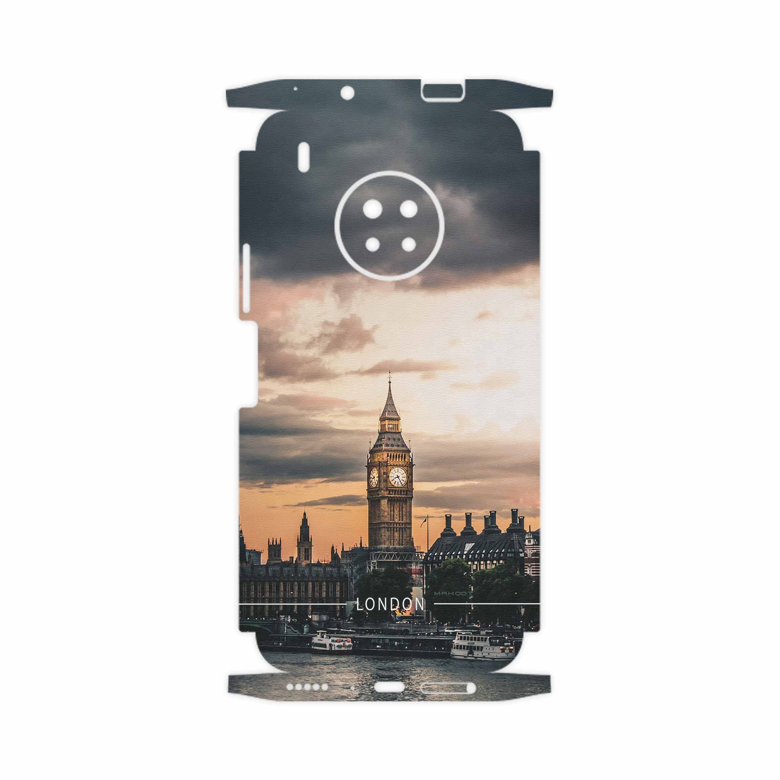 برچسب پوششی ماهوت مدل London City-FullSkin مناسب برای گوشی موبایل هوآوی Y9a