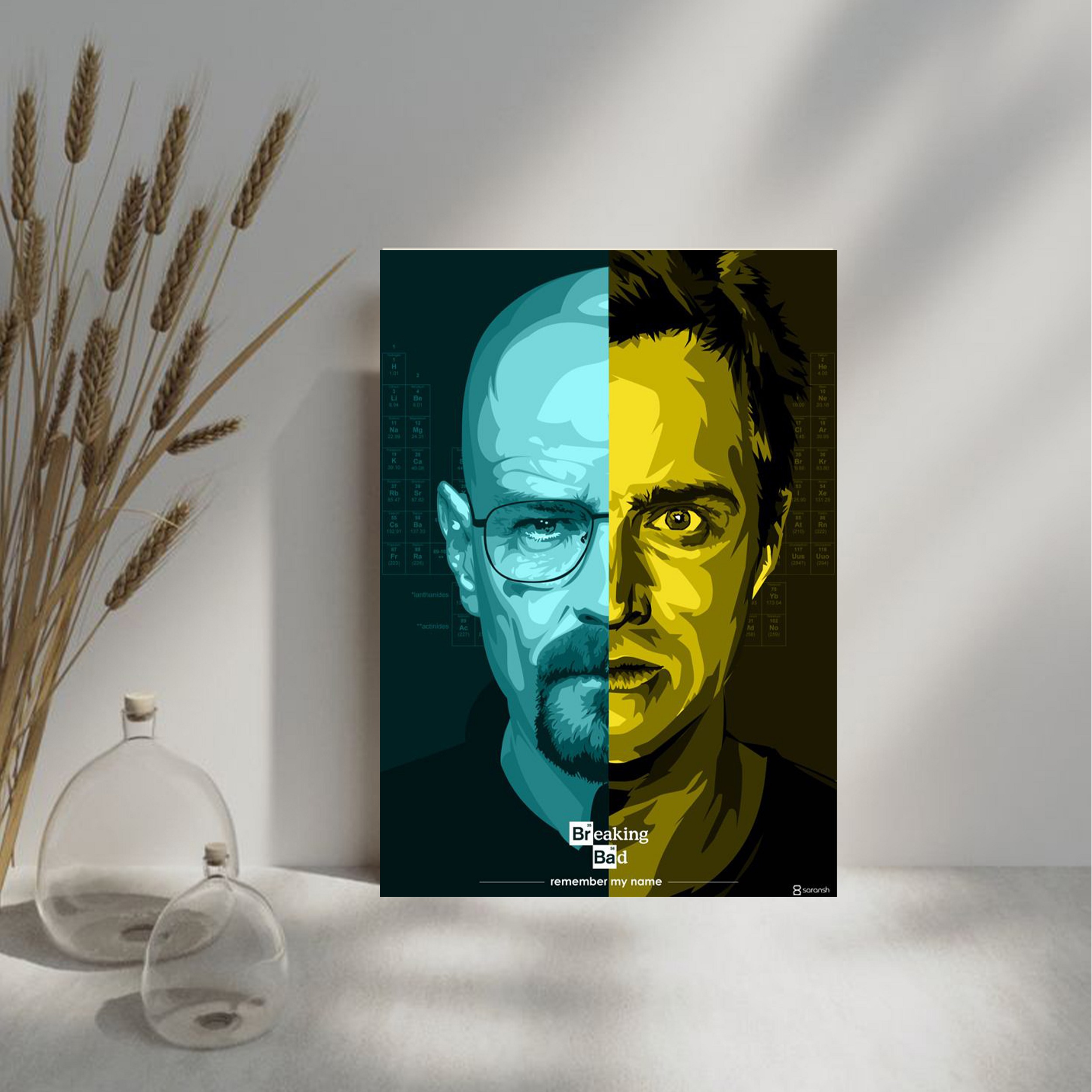 تابلو شاسی مدل فیلم برکینگ بد (Breaking Bad) کد FMO22