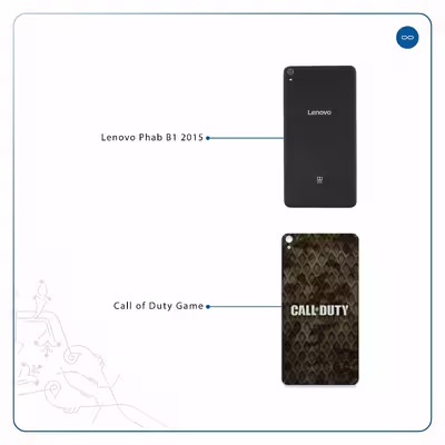 برچسب پوششی ماهوت مدل Call-of-Duty-Game مناسب برای تبلت لنوو Phab B1 2015