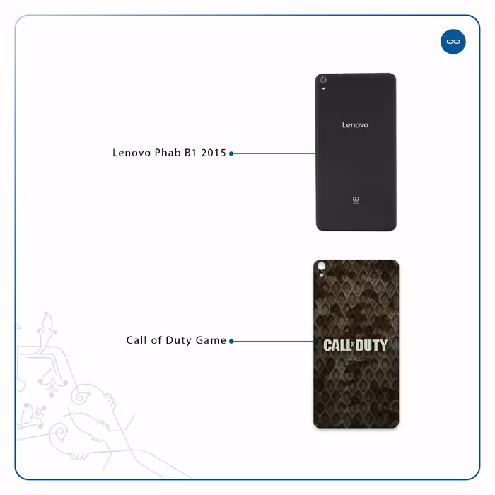 برچسب پوششی ماهوت مدل Call-of-Duty-Game مناسب برای تبلت لنوو Phab B1 2015