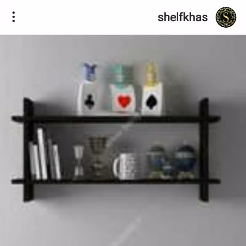 کتابخانه دیواری مدل D8 | choobsub