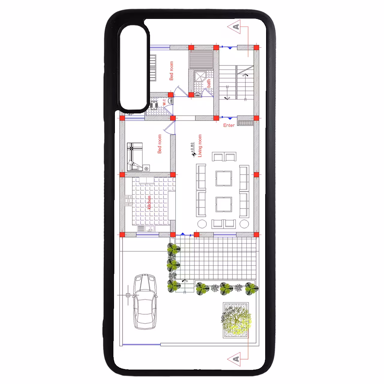 کاور طرح نقشه کد 11050646 مناسب برای گوشی موبایل سامسونگ galaxy a30s
