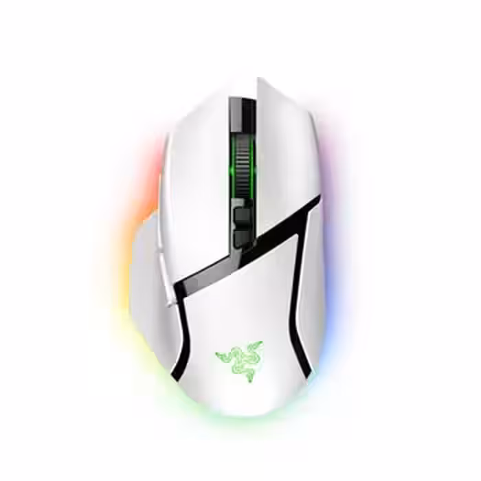 ماوس گیمینگ بی سیم ریزر مدل BASILISK V3 PRO - WHITE EDITION