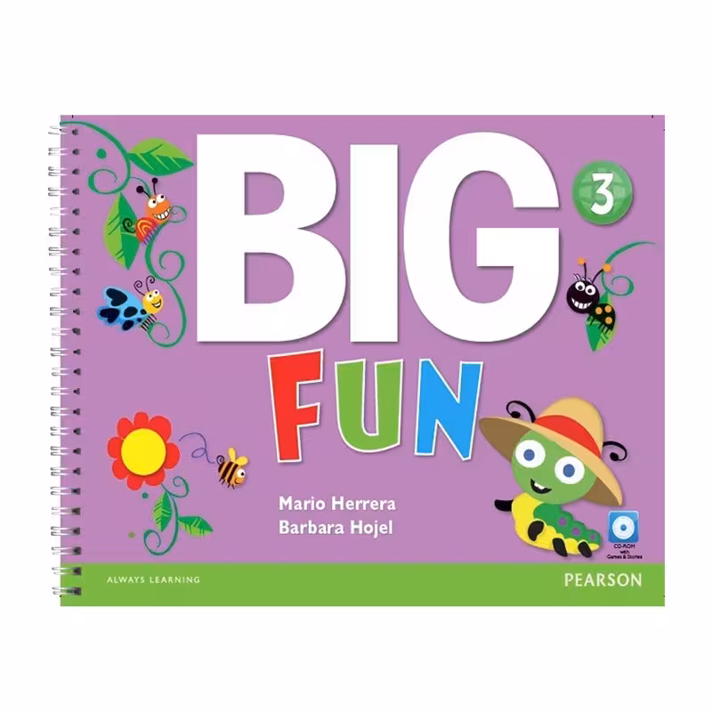 کتاب بیگ فان3 Big Fun به همراه CD و کتاب کار workbook
