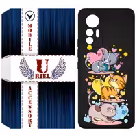 کاور یوریل مدل KSH کد 6 طرح گربه مناسب برای گوشی موبایل شیائومی 12 Lite