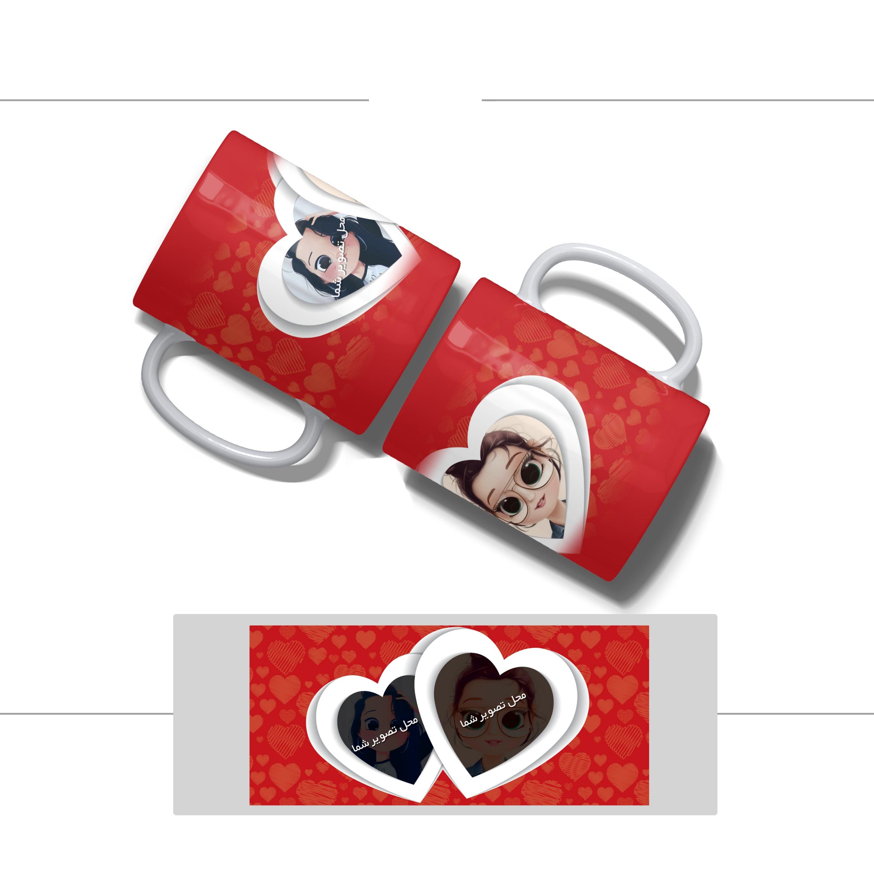 لیوان (ماگ) طرح عشق