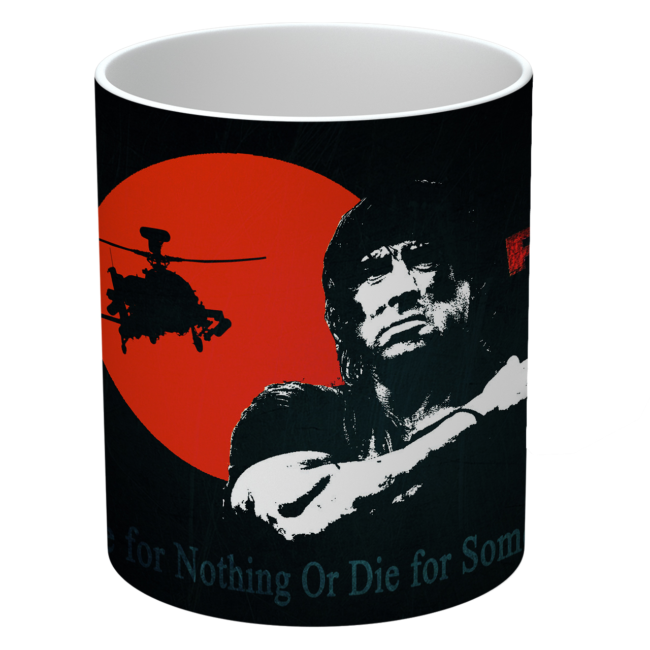 ماگ طرح john rambo مدل NI318