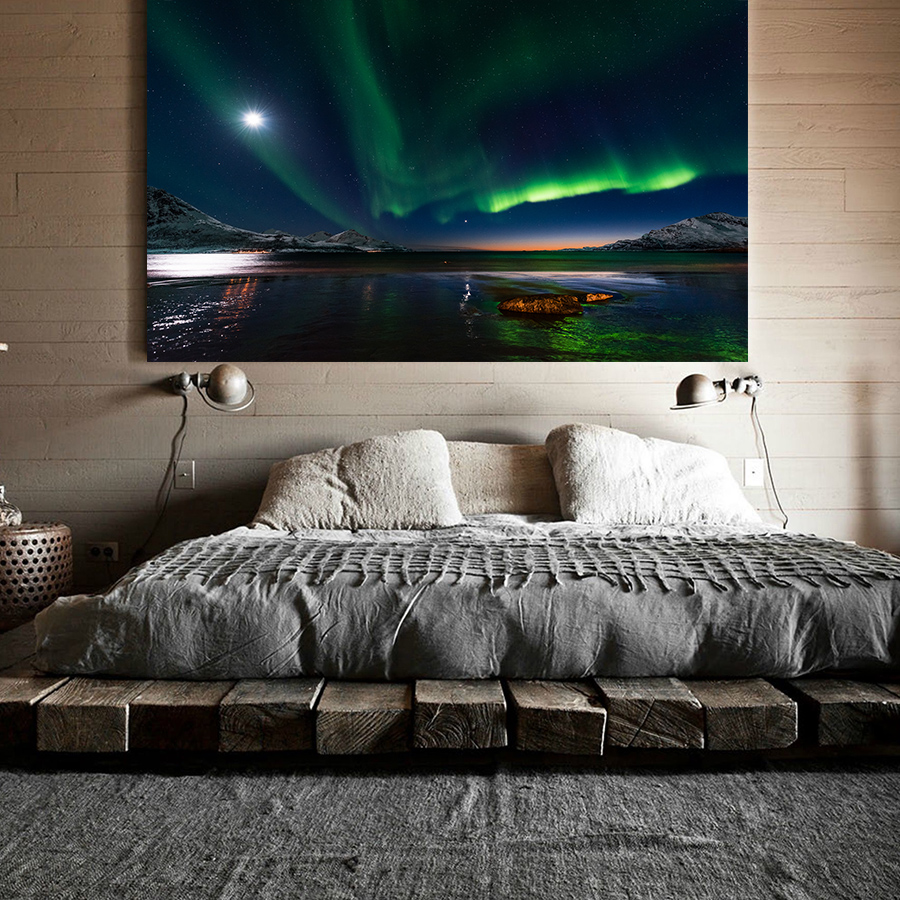 تابلو شاسی سری برترین عکس های نجموی طرح شفق قطبی کد 460