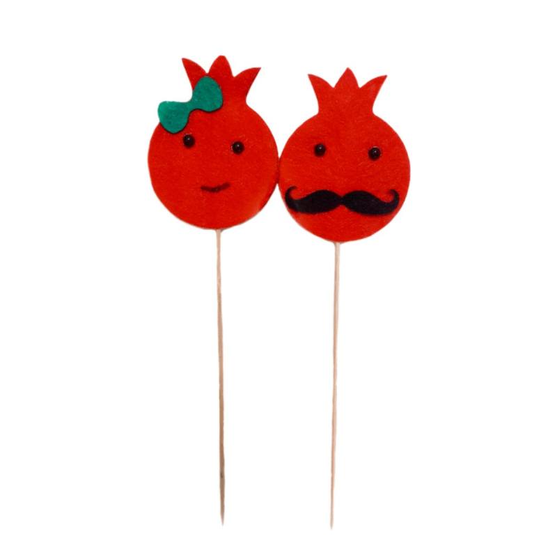 تاپر طرح انار یلدا بسته 2 عددی