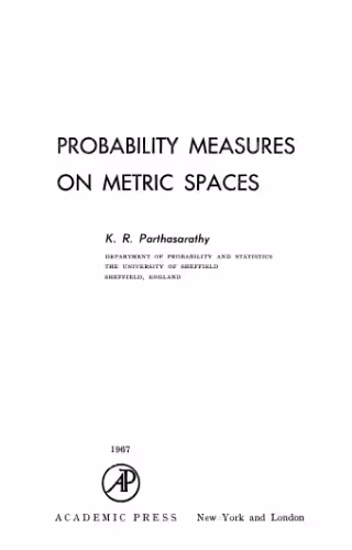 خرید و دانلود نسخه کامل کتاب Probability measures on metric spaces