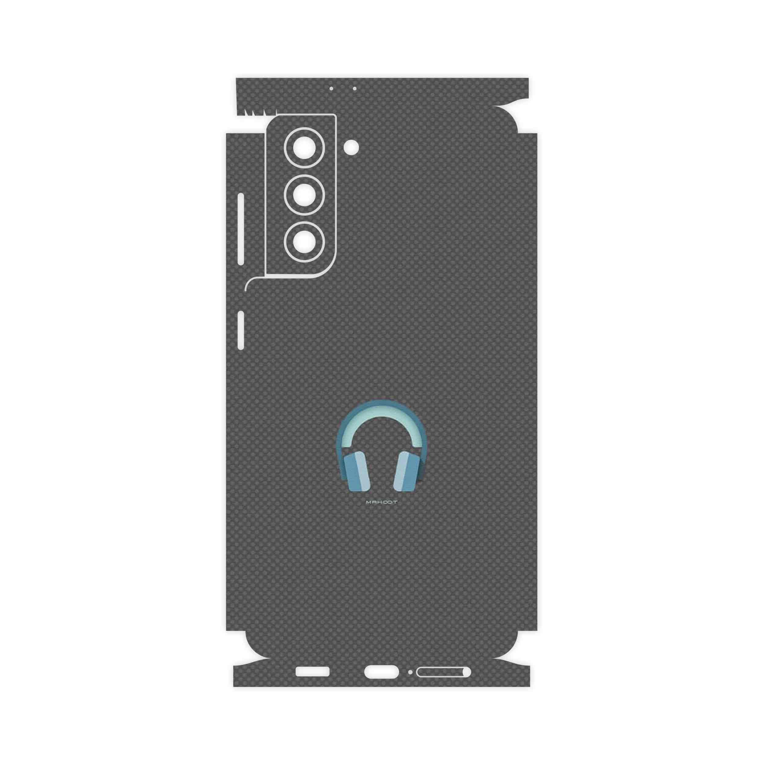 برچسب پوششی ماهوت مدل Minimal Headphone Icon-FullSkin مناسب برای گوشی موبایل سامسونگ Galaxy S21 5G