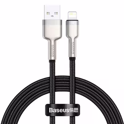 کابل تبدیل USB به لایتنینگ باسئوس مدل CAFULE-A01 2.4 A طول 1 متر