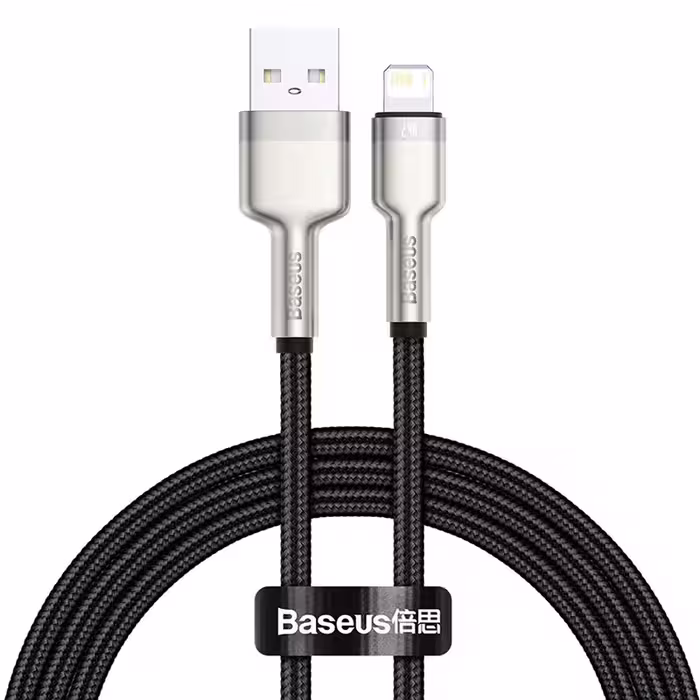 کابل تبدیل USB به لایتنینگ باسئوس مدل CAFULE-A01 2.4 A طول 1 متر