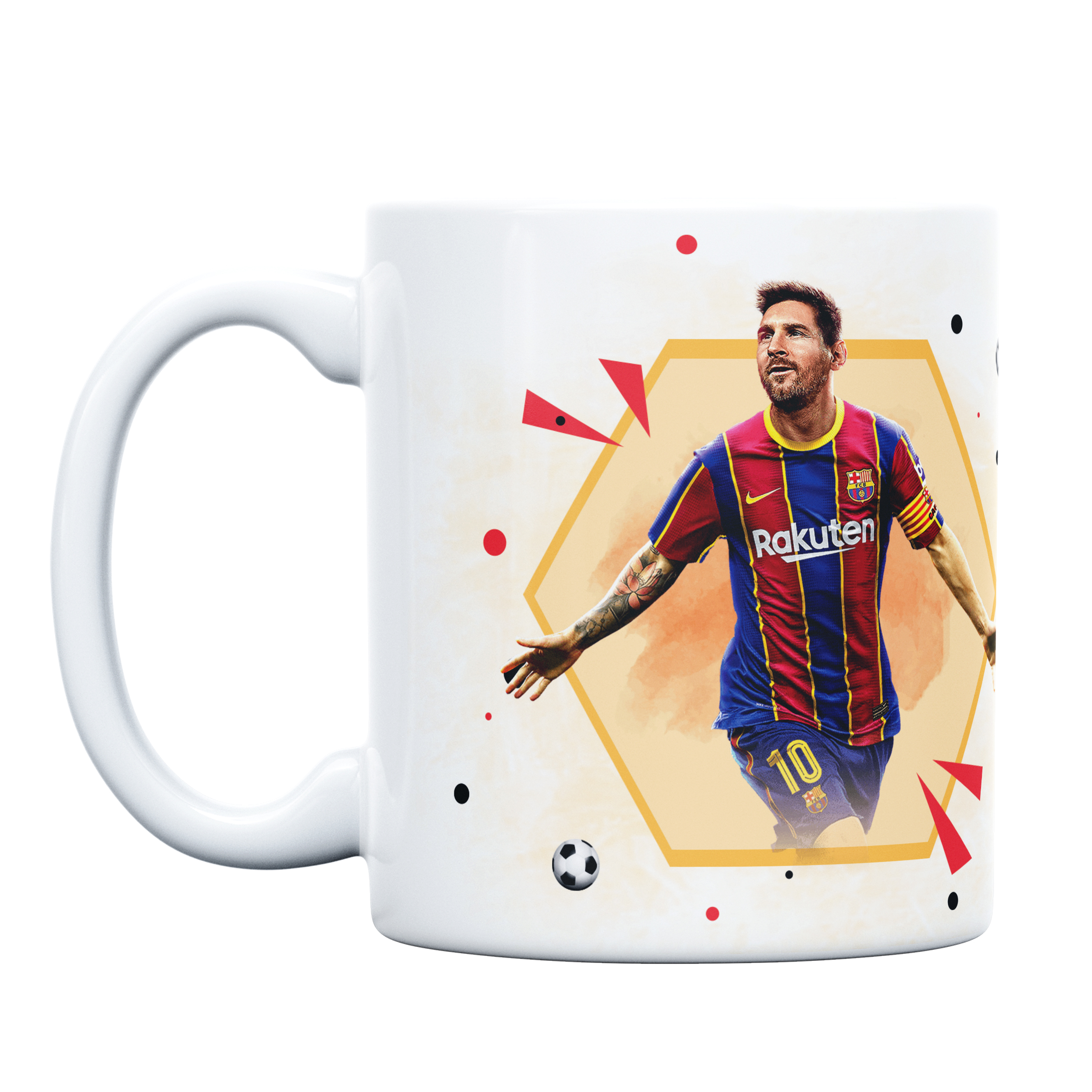 ماگ طرح مسی بارسلونا مدل V 012