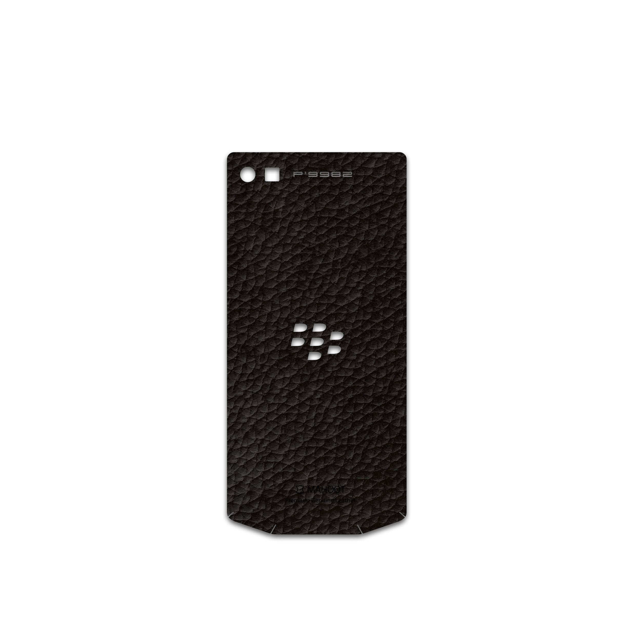 برچسب پوششی ماهوت مدل Dark-Brown-Leather مناسب برای گوشی موبایل بلک بری Porsche Design P9982