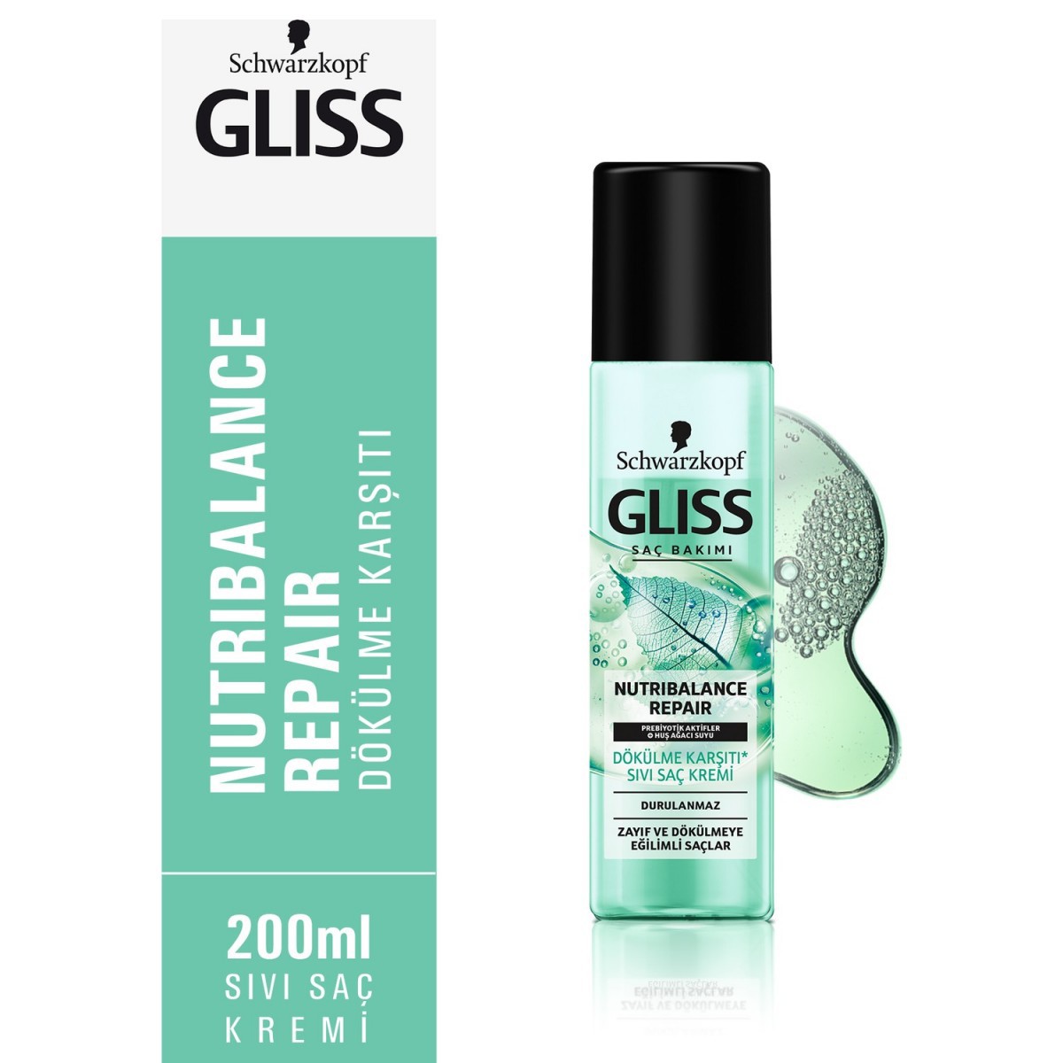 اسپری دو فاز مو گلیس مدل ضد ریزشNutribalance Repair در حجم 200ml