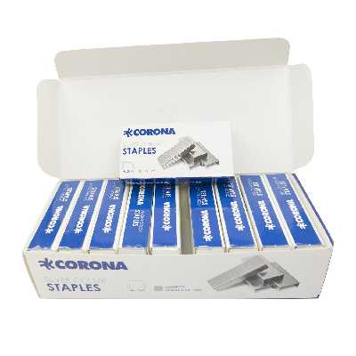 سوزن منگنه کرونا کد S سایز 24/6 بسته 10000 عددی 