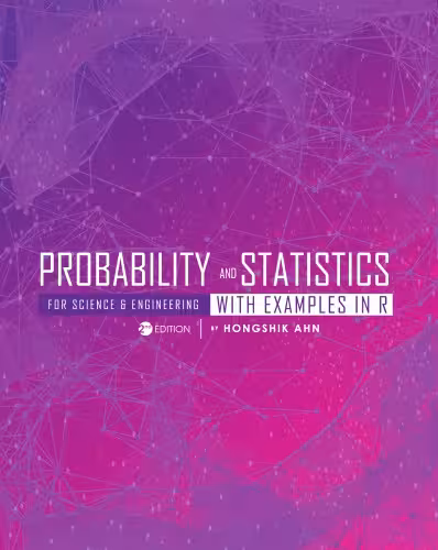 خرید و دانلود نسخه کامل کتاب Probability and Statistics for Science and Engineering with Examples in R