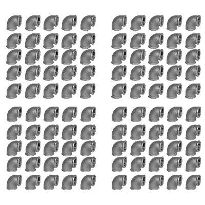 اتصال زانویی مدل G Z 20-100 مجموعه 100 عددی 