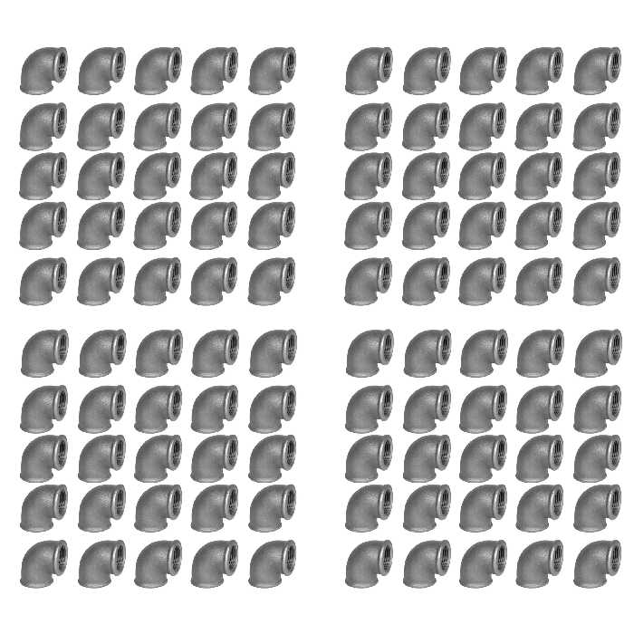 اتصال زانویی مدل G Z 20-100 مجموعه 100 عددی 