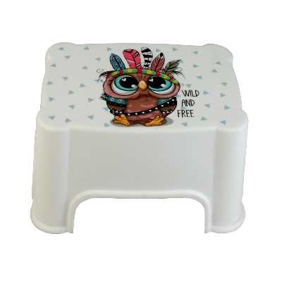 چهارپایه حمام مدل جغد سرخپوست پسر