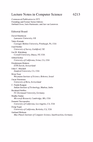 خرید و دانلود نسخه کامل کتاب Frontiers in Algorithmics: 4th International Workshop, FAW 2010, Wuhan, China, August 11-13, 2010. Proceedings