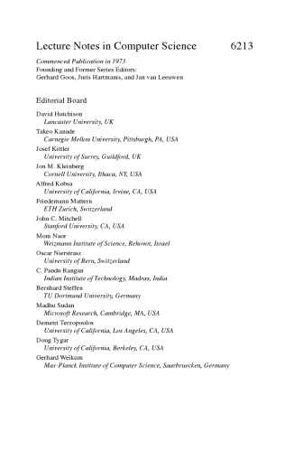خرید و دانلود نسخه کامل کتاب Frontiers in Algorithmics: 4th International Workshop, FAW 2010, Wuhan, China, August 11-13, 2010. Proceedings