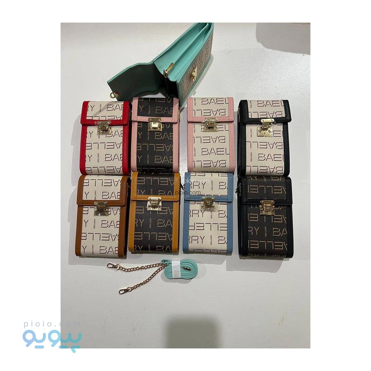 کیف دوشی قفلدار حروف خارجی کد 77035 تک و عمده
