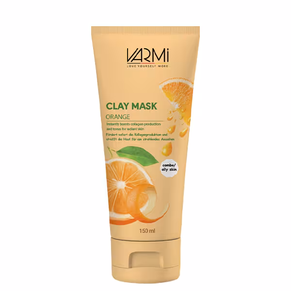ماسک صورت وارمی مدل خاک رسی پرتقال حجم 150 میلی لیتر