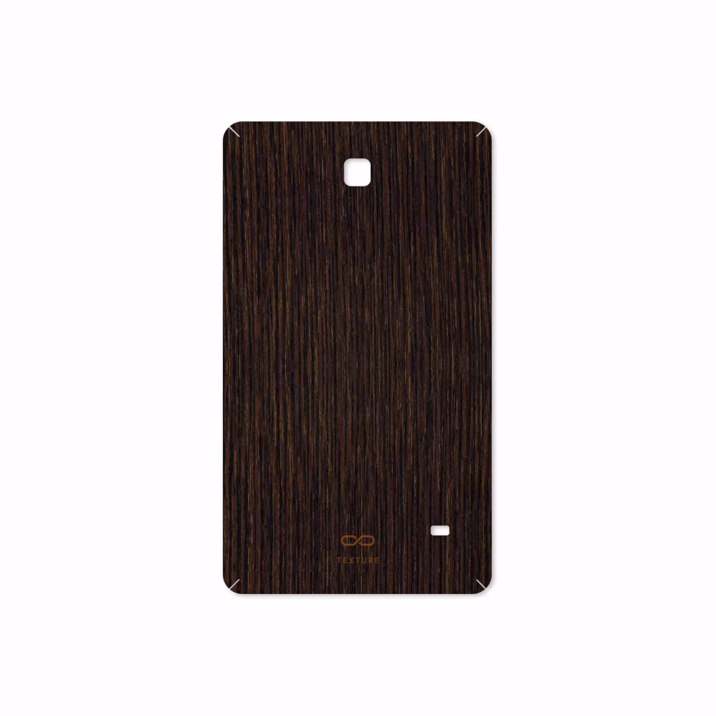 برچسب پوششی ماهوت مدل Dark-Gold-Stripes-Wood مناسب برای تبلت سامسونگ Galaxy Tab 4 7.0 2014 T230