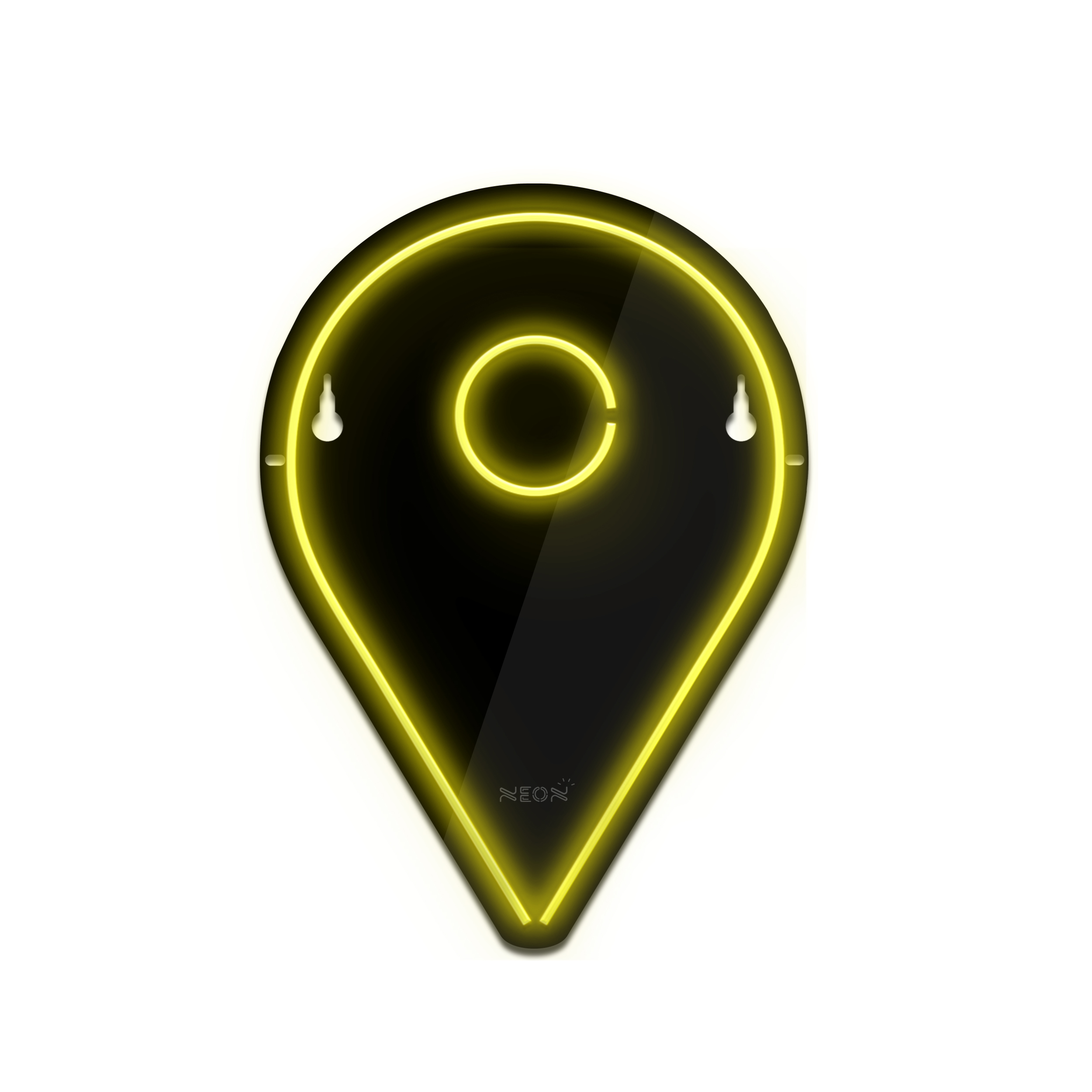 چراغ دیواری نئون دیزاین طرح Location-BL_YL