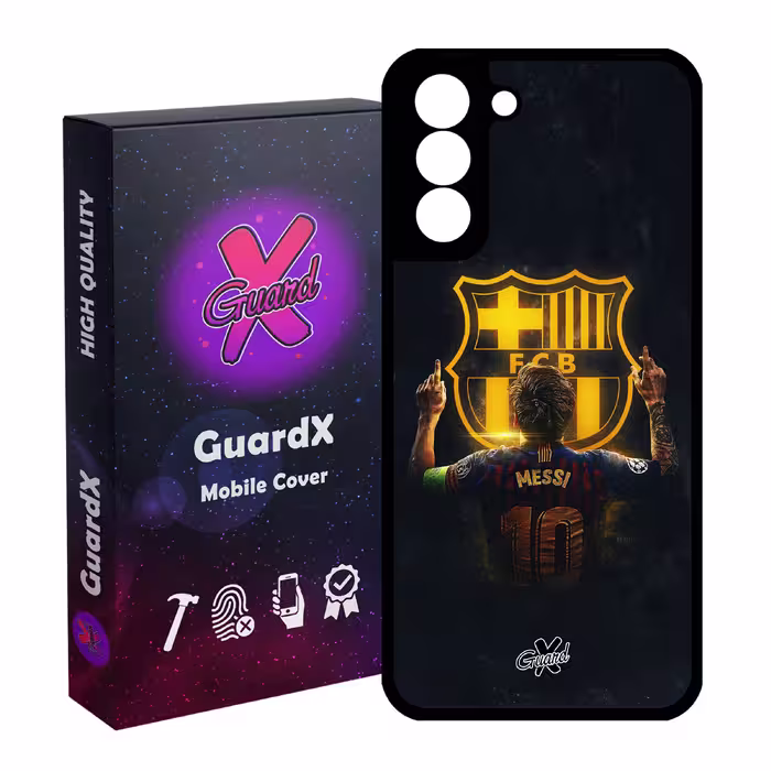 کاور گارد ایکس طرح Messi مدل Glass10196 مناسب برای گوشی موبایل سامسونگ Galaxy S21 FE