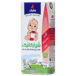 شیر ارگانیک کم چرب برای کودکان بالای یکسال ماجان