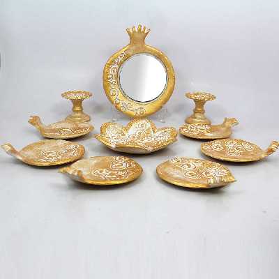 ست 10 تکه ظروف هفت سین مدل انار