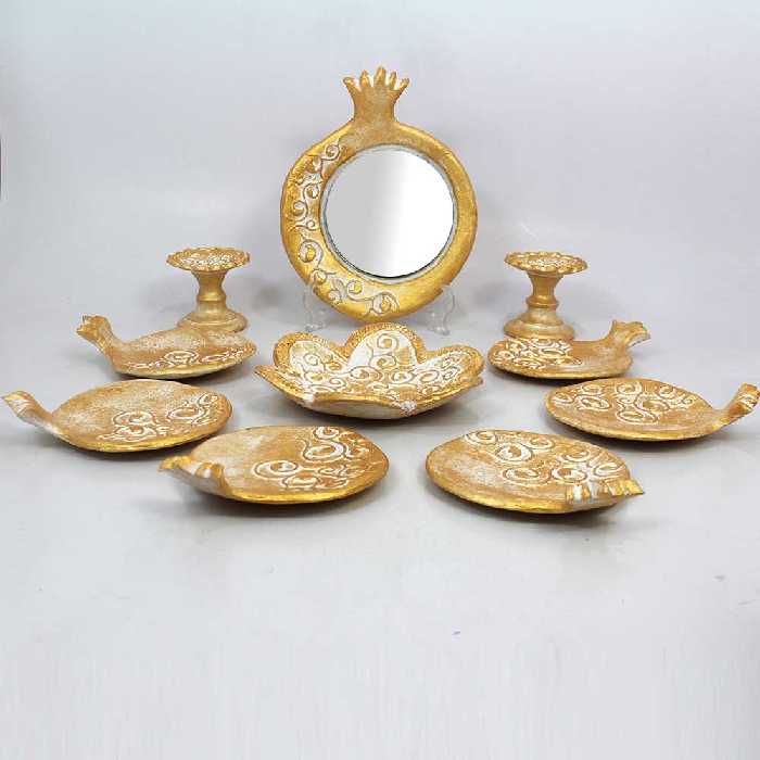 ست 10 تکه ظروف هفت سین مدل انار