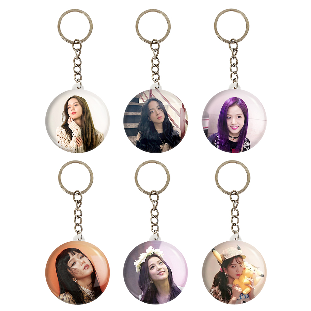 جاکلیدی خندالو مدل جیسو بلک پینک کد 684B مجموعه 6 عددی